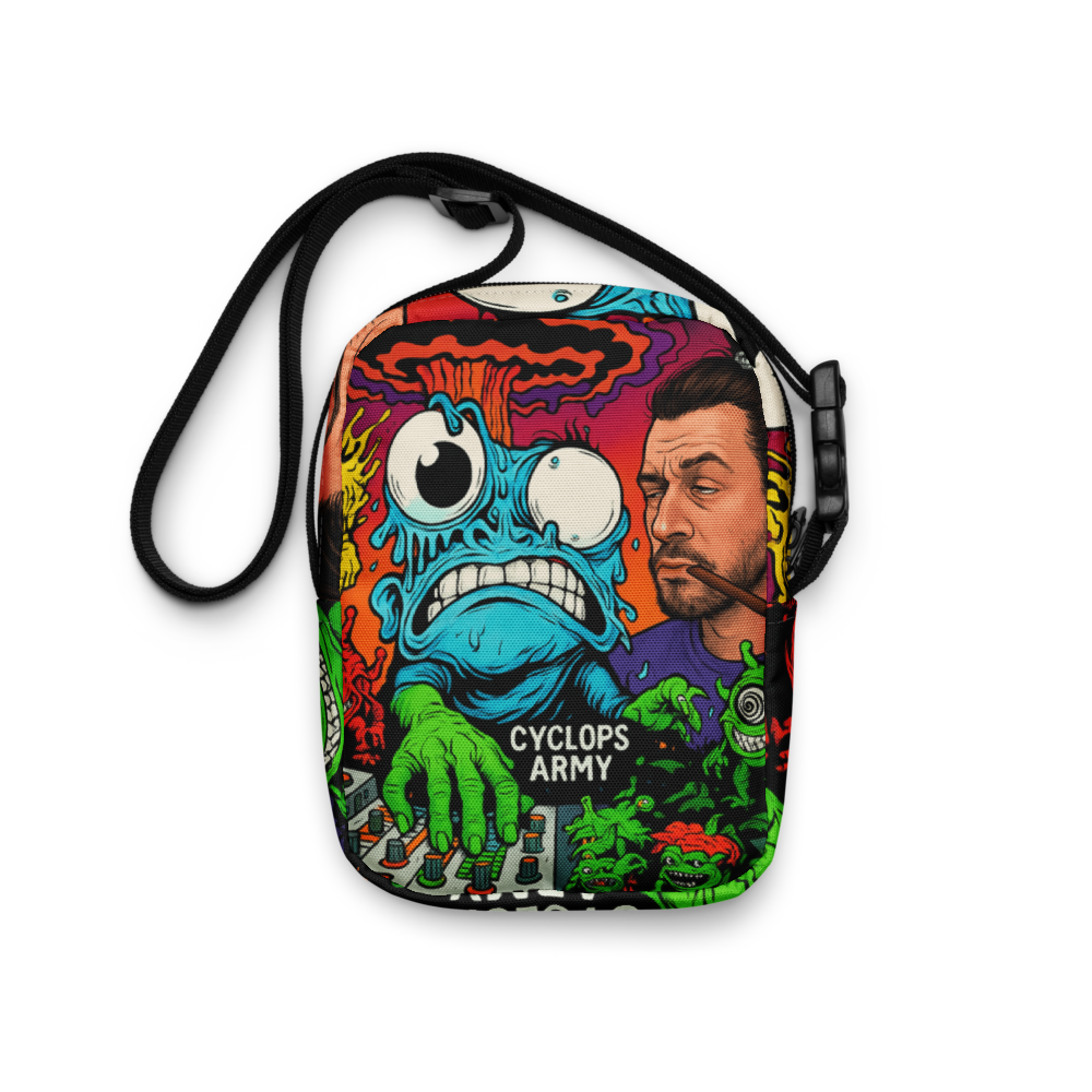CYCLOPS LOVE Crossbody Bag – Subtronics-Inspired Trippy Drip