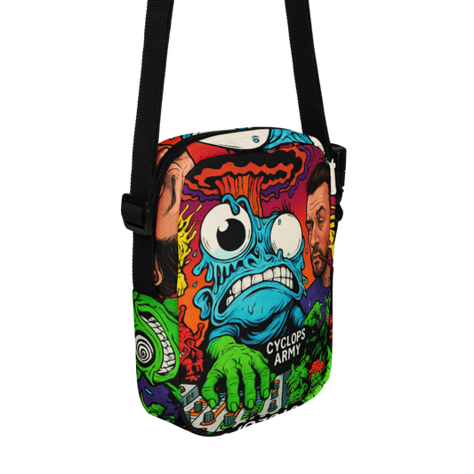 CYCLOPS LOVE Crossbody Bag – Subtronics-Inspired Trippy Drip