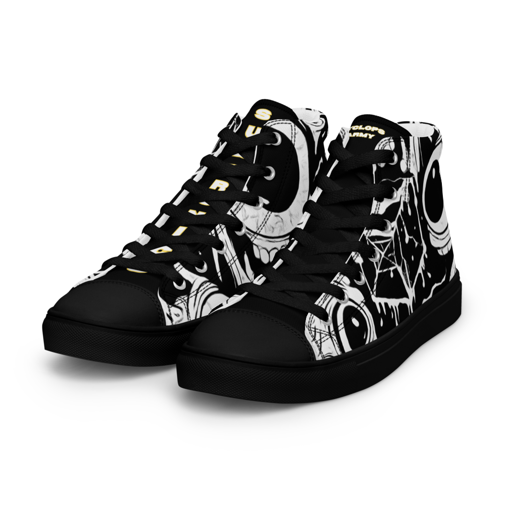 Cyclops Army x Subtronics Monochrome High Tops