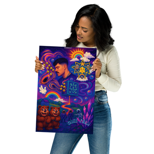 "Griz Yeah" – GRiZ Psychedelic Dreamscape Poster (12x18)