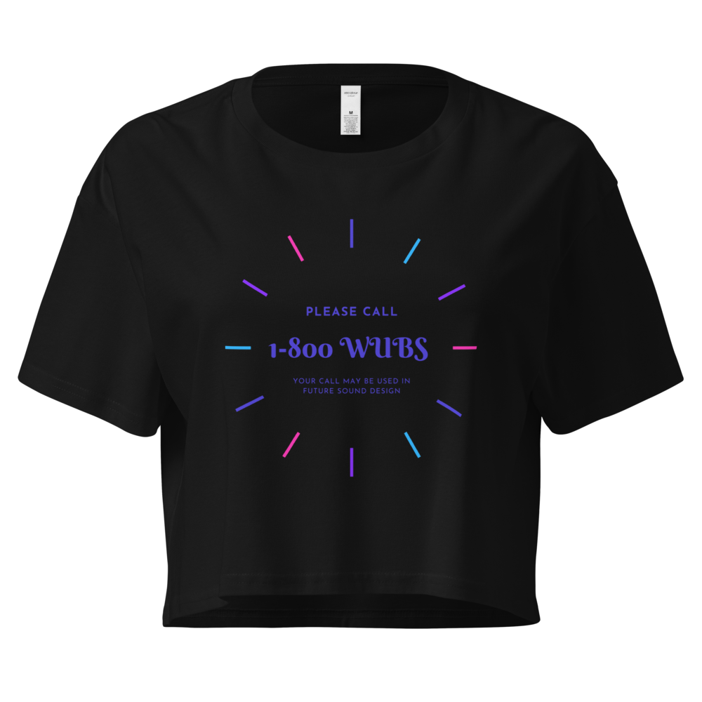 1-800-WUBS Crop Top – Bassline Hotline Edition