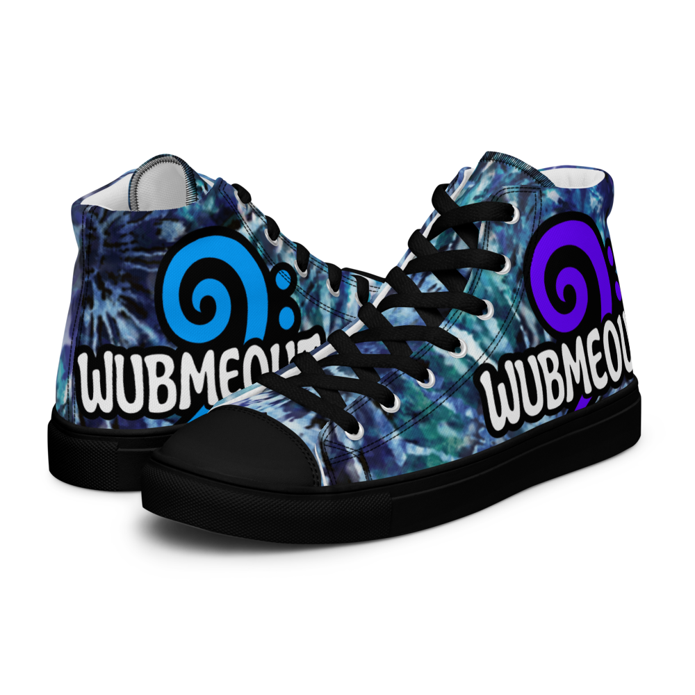 WUBMEOUT Signature Tye-Dye Women’s High-Tops – Whiteout Edition