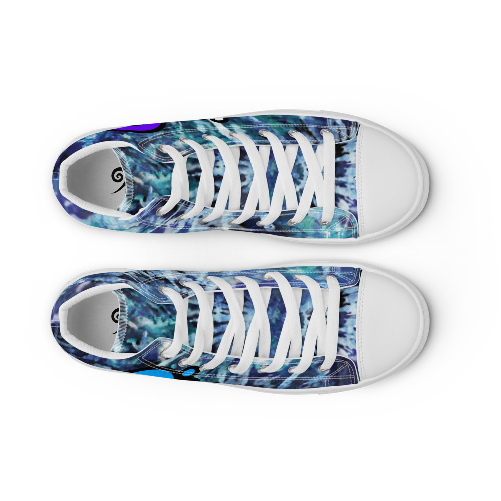 WUBMEOUT Signature Tye-Dye Women’s High-Tops – Whiteout Edition