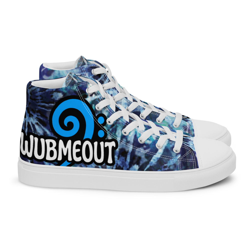 WUBMEOUT Signature Tye-Dye Women’s High-Tops – Whiteout Edition