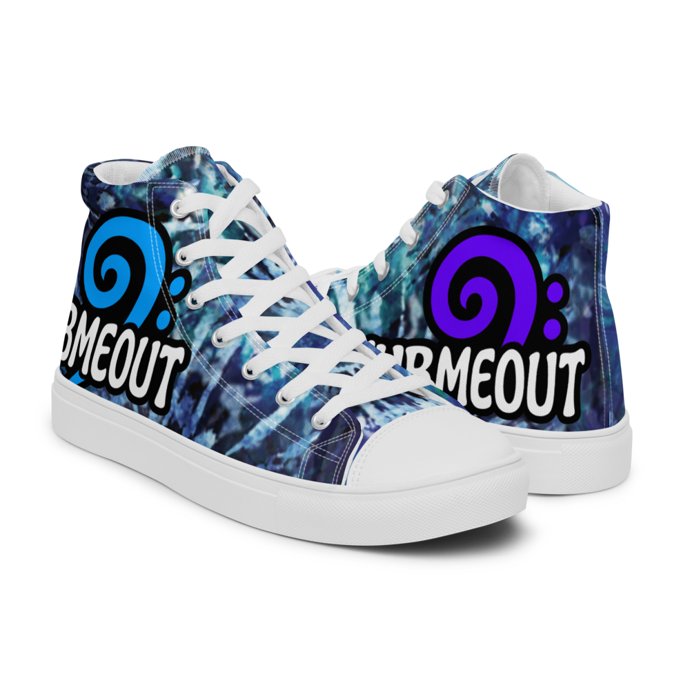 WUBMEOUT Signature Tye-Dye Women’s High-Tops – Whiteout Edition