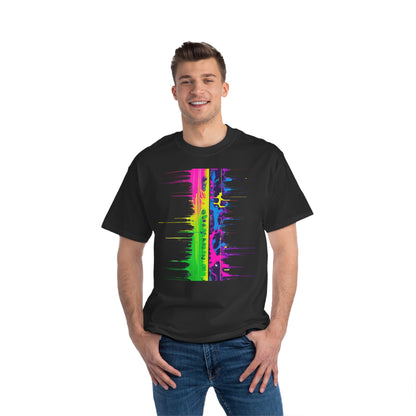WubMeOut Glitch Sound Wave Oversized Tee – 140 Till I Die