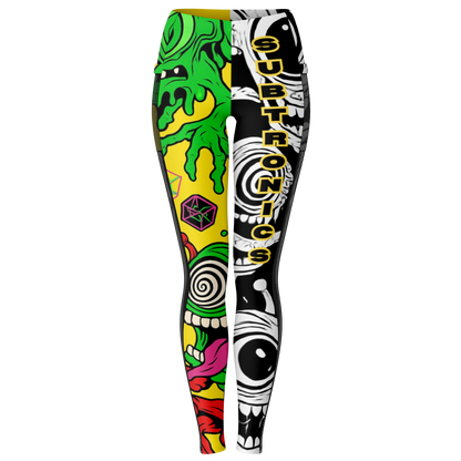 Cyclops Army x Subtronics Split Mesh Pocket Leggings – Color x Monochrome