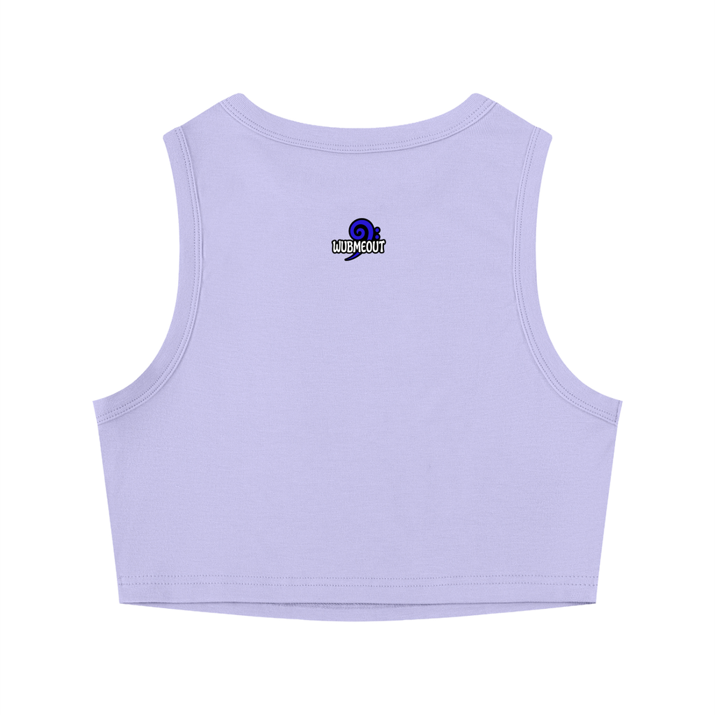 wubmeout,wubclub,tanktop,croptop,purple,shirt,womens,apparel,rave,dubstep,edm