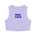 wubmeout,wubclub,tanktop,croptop,purple,shirt,womens,apparel,rave,dubstep,edm