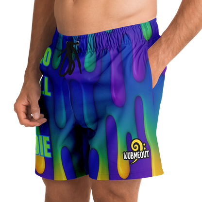 WubMeOut Drip Print Athletic Shorts – 140 Till I Die