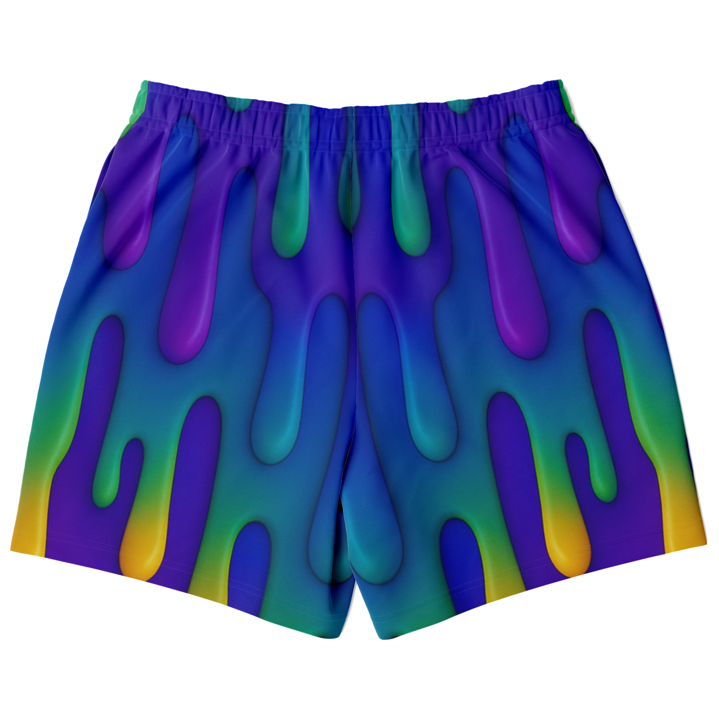 WubMeOut Drip Print Athletic Shorts – 140 Till I Die