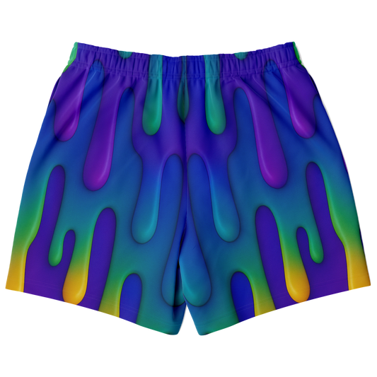 WubMeOut Drip Print Athletic Shorts – 140 Till I Die