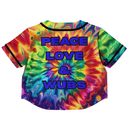 Peace Love & Wubs Tie-Dye Crop Jersey