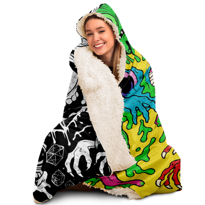 Cyclops Army Split Sherpa Blanket – Color x Monochrome