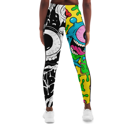 Cyclops Army x Subtronics Split Mesh Pocket Leggings – Color x Monochrome