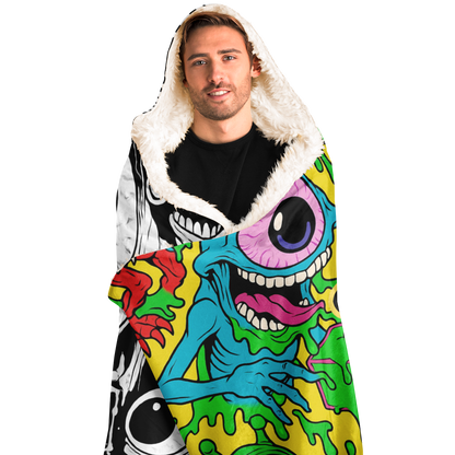Cyclops Army Split Sherpa Blanket – Color x Monochrome