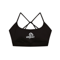 wubmeout,sports bra,rave bra,edm,black bra