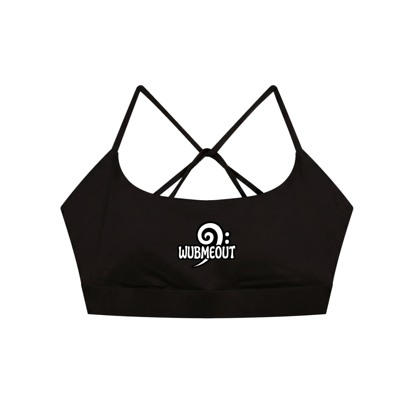 wubmeout,sports bra,rave bra,edm,black bra