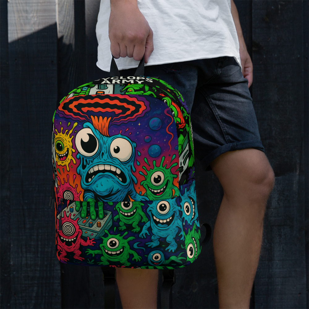 Cyclops Army Psychedelic Backpack