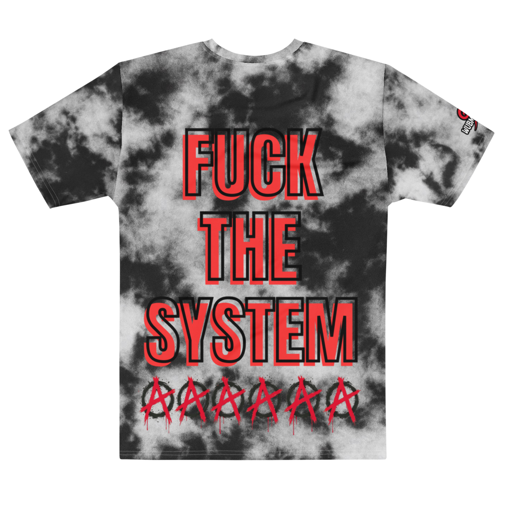 F*** The System Black/White Tie-Dye Crewneck