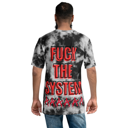F*** The System Black/White Tie-Dye Crewneck