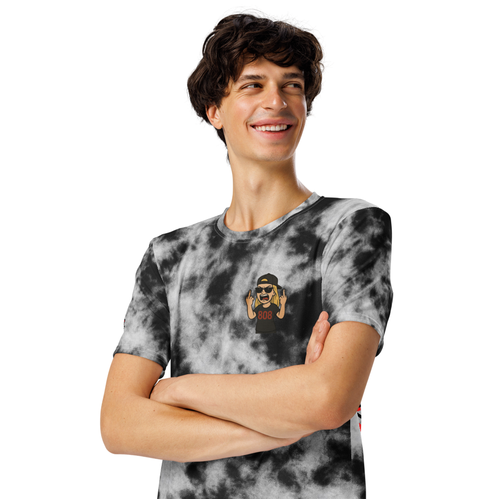 F*** The System Black/White Tie-Dye Crewneck