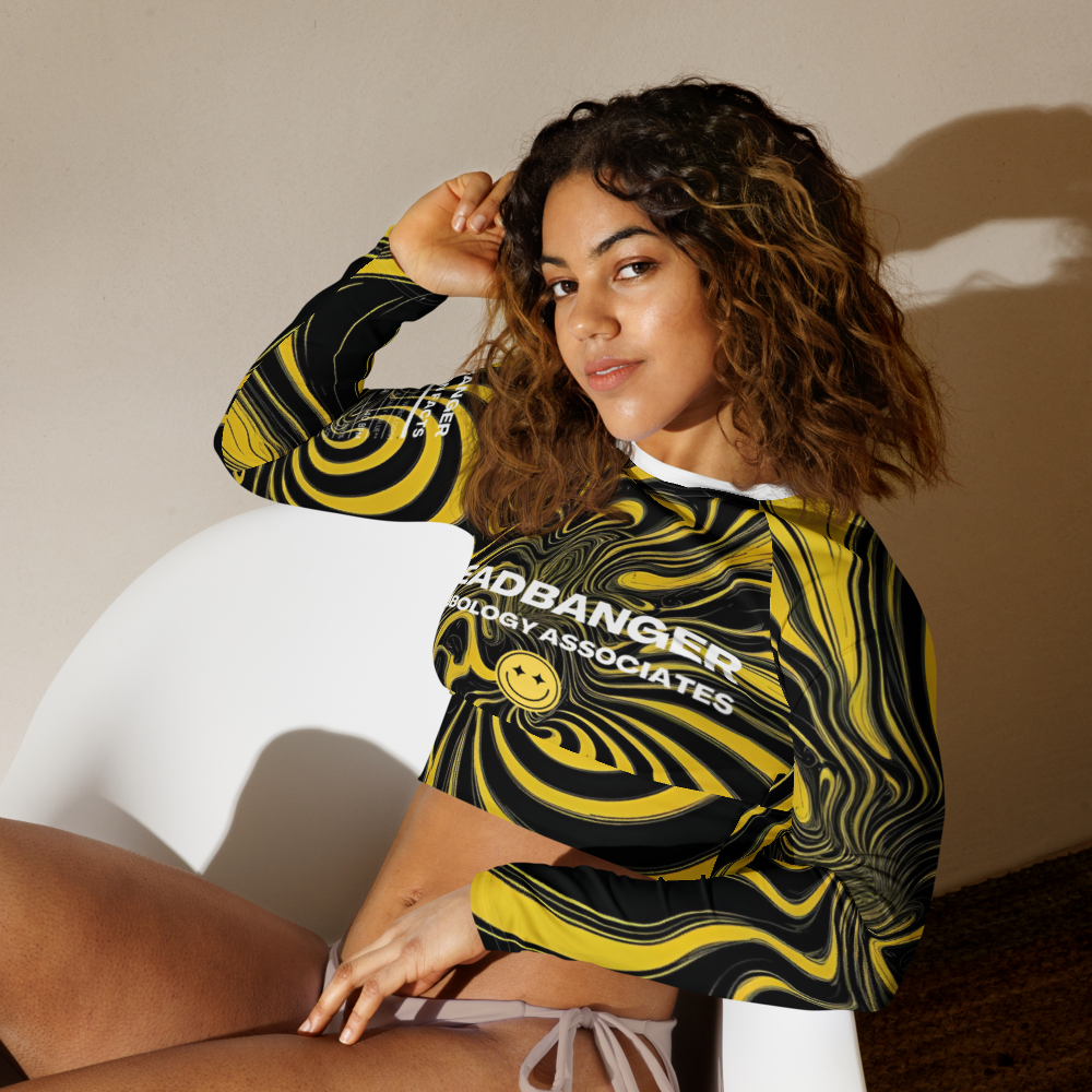 "Certified Headbanger" Long Sleeve Crop – Wubology Edition