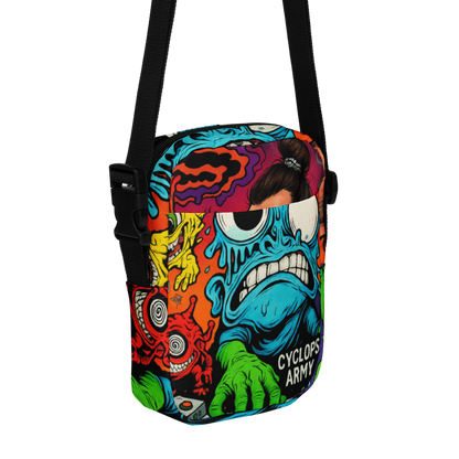 CYCLOPS LOVE Crossbody Bag – Subtronics-Inspired Trippy Drip