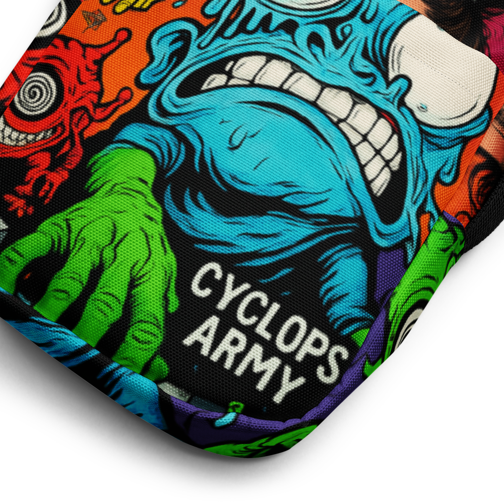 CYCLOPS LOVE Crossbody Bag – Subtronics-Inspired Trippy Drip