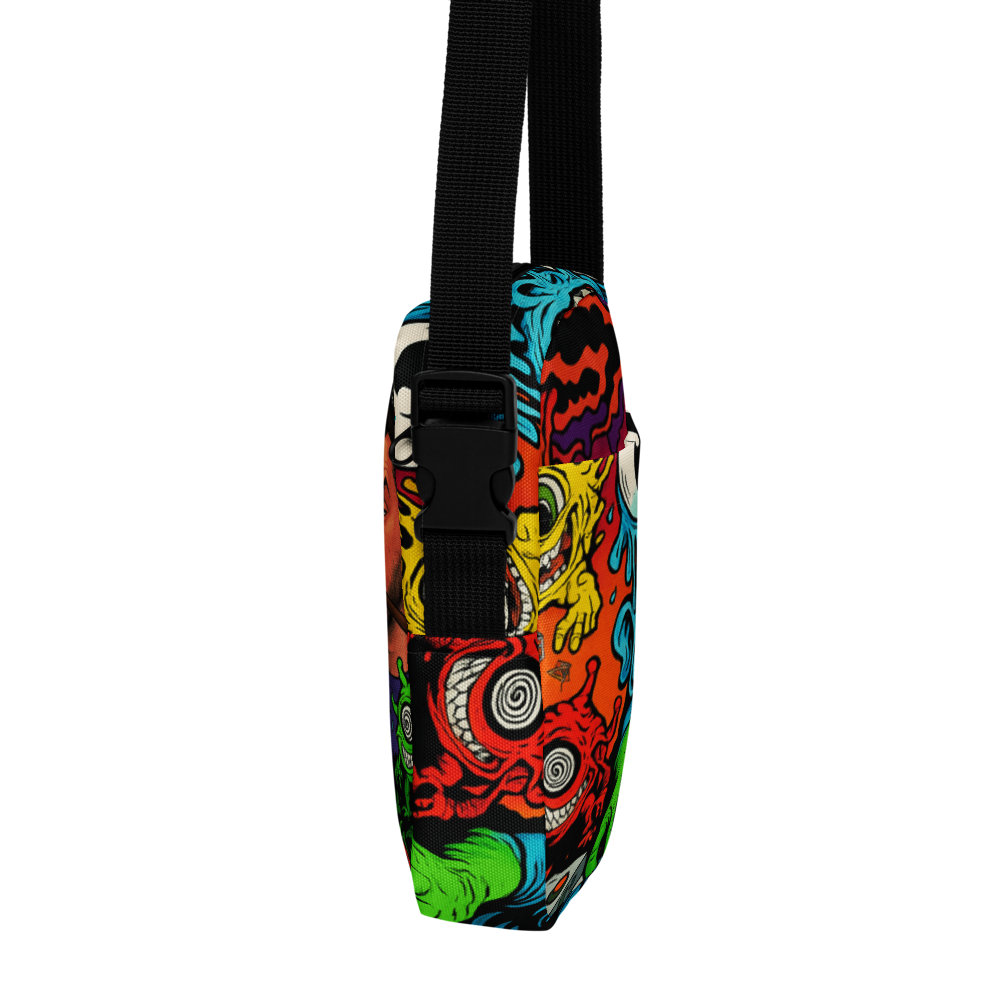 CYCLOPS LOVE Crossbody Bag – Subtronics-Inspired Trippy Drip