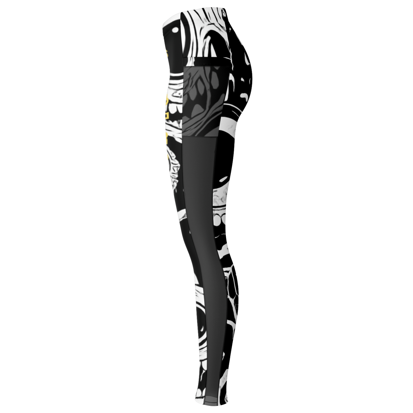 Cyclops Army x Subtronics Split Mesh Pocket Leggings – Color x Monochrome