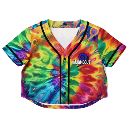 Peace Love & Wubs Tie-Dye Crop Jersey