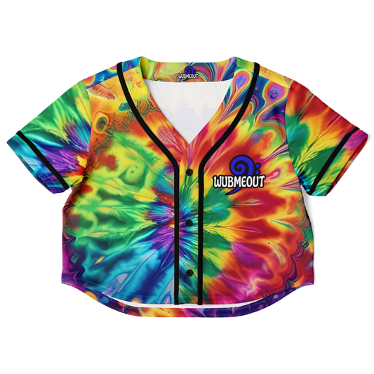 Peace Love & Wubs Tie-Dye Crop Jersey