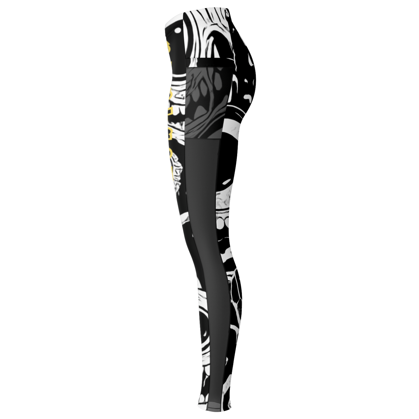 Cyclops Army x Subtronics Split Mesh Pocket Leggings – Color x Monochrome