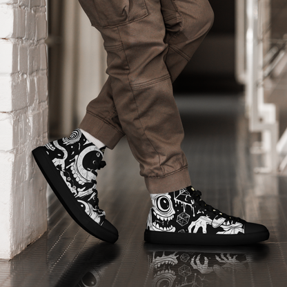 Cyclops Army x Subtronics Monochrome High Tops