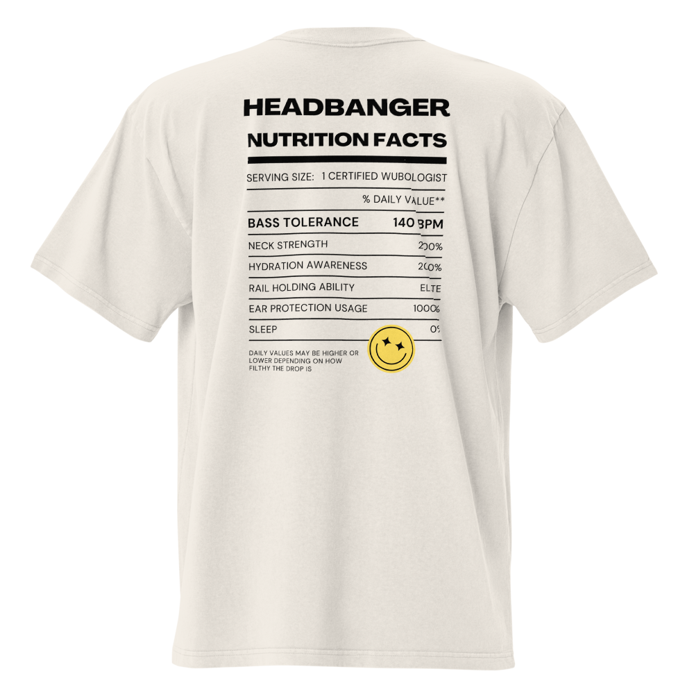 Headbanger Wubology Oversized Tee