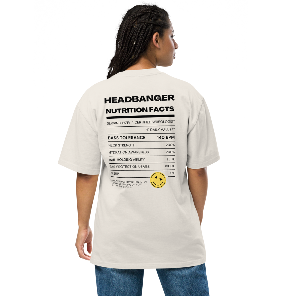 Headbanger Wubology Oversized Tee