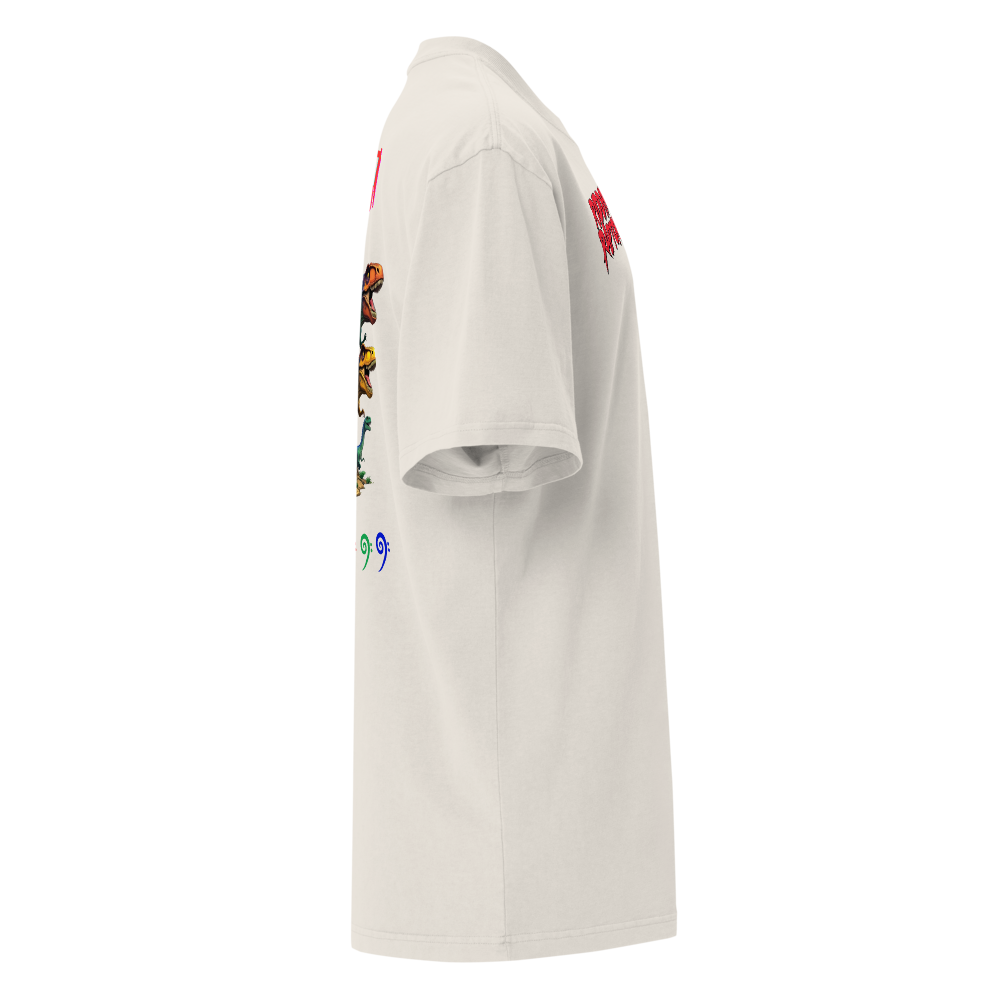 Riddim Raptor Oversized Tee – Bone Was the Beat