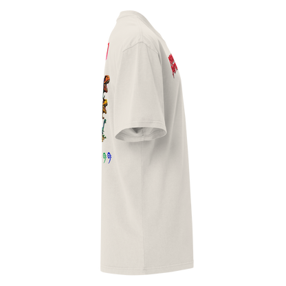 Riddim Raptor Oversized Tee – Bone Was the Beat