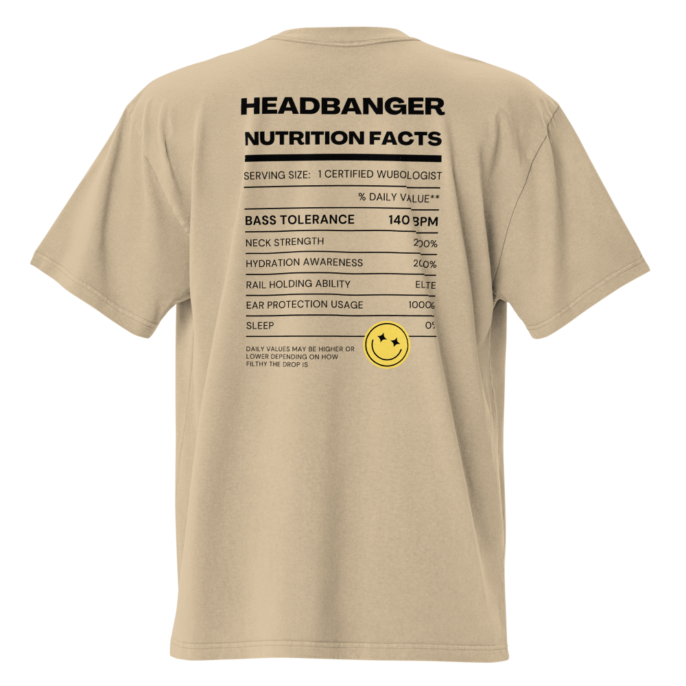 Headbanger Wubology Oversized Tee