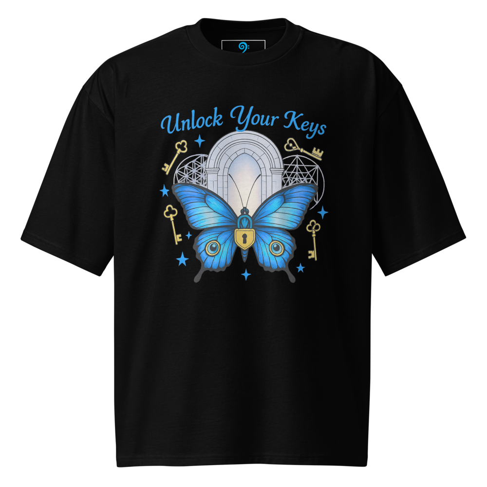 Unlock Your Keys Oversized Heavyweight Tee