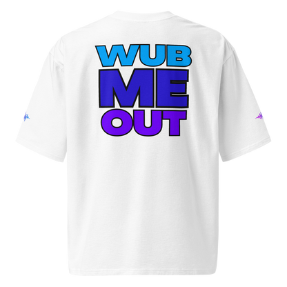 WUB ME OUT: Frequency Flow Oversized Tee (White)