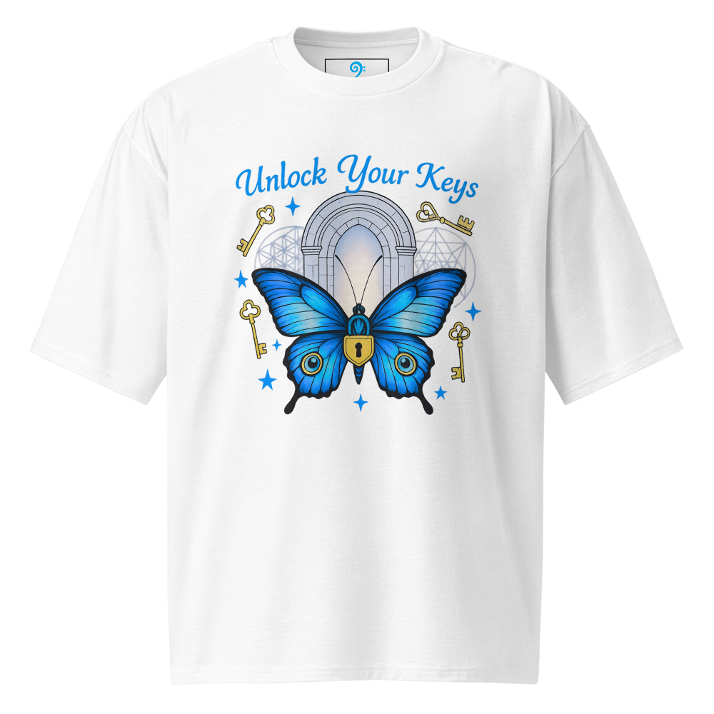 Unlock Your Keys Oversized Heavyweight Tee