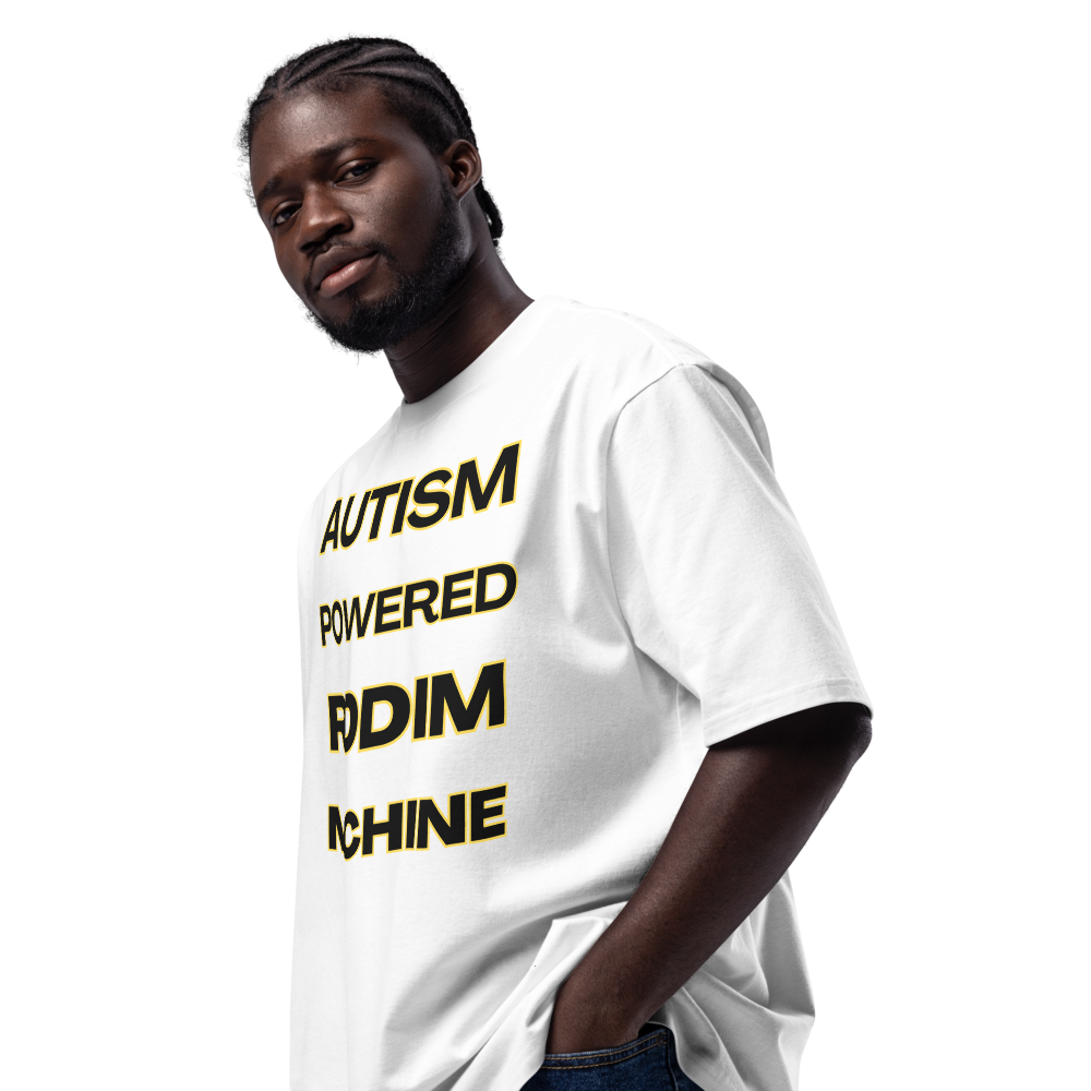 ⚡ Autism Powered Riddim Machine Oversized Tee