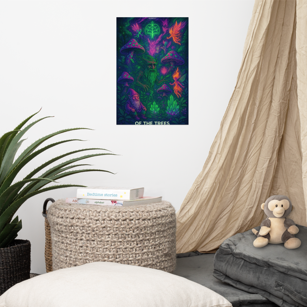 “Whispers of the Trees” – 12x18 Forest Realm Poster
