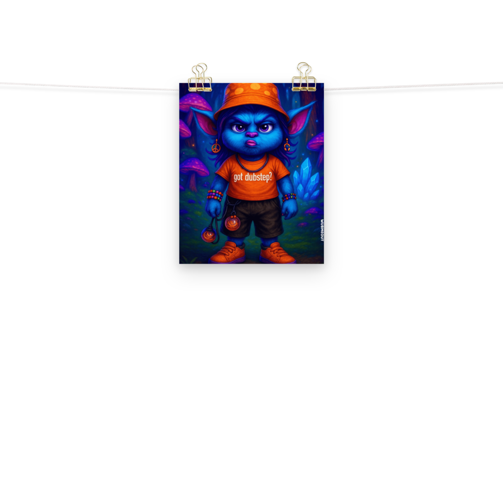 WubMeOut Wublin Poi Poster 8X10