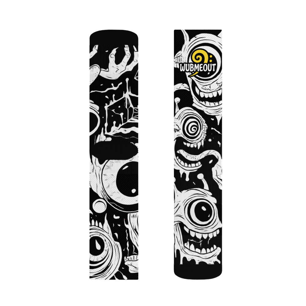 Cyclops Split Subtronics Inspired Crew Socks