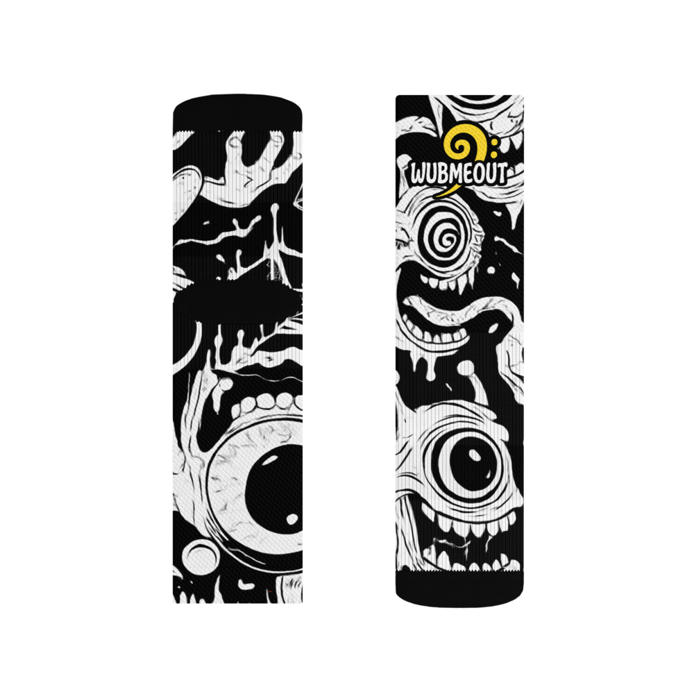 Cyclops Split Subtronics Inspired Crew Socks