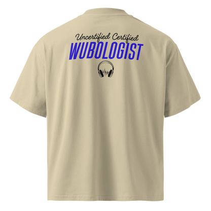 Certified Wubologist: Blue DJ Edition Oversized Tee