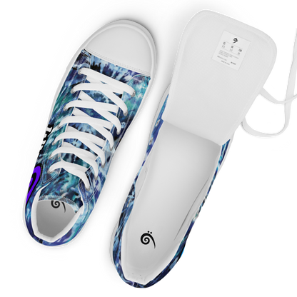 WUBMEOUT Signature Tye-Dye Women’s High-Tops – Whiteout Edition